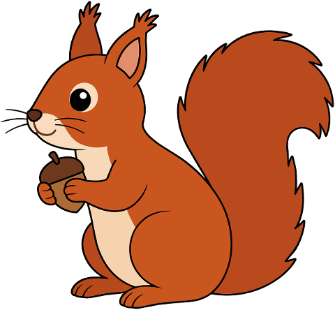 cartoon-squirrel-acorn-hamster-10400667