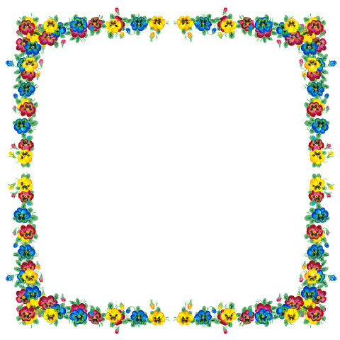 pansies-flowers-frame-border-6270853