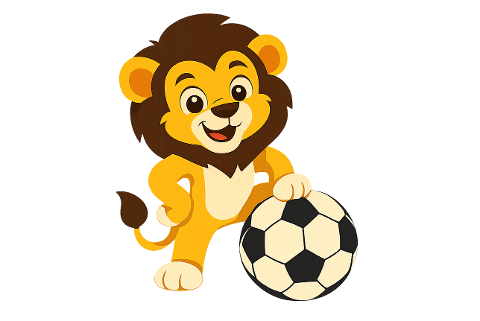 lion-mascot-soccer-ball-cub-10319071