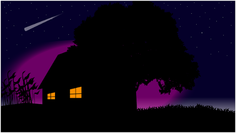 galaxy-milky-way-tree-house-night-5188096