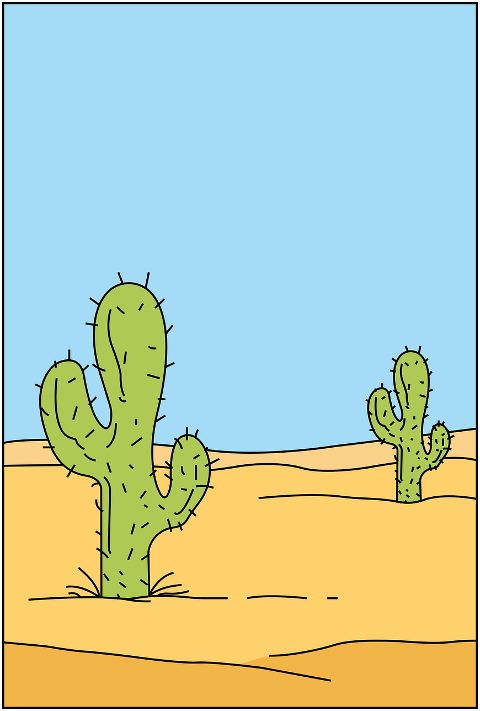 cactus-desert-plant-nature-drawing-6813693