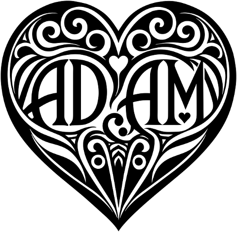 adam-heart-love-typography-8830866