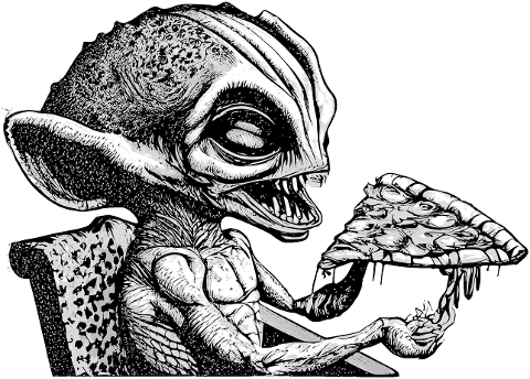 alien-ufo-pizza-food-eat-strange-8157185