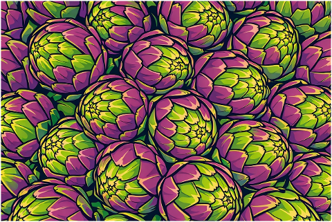 artichokes-vegetable-pattern-10144224