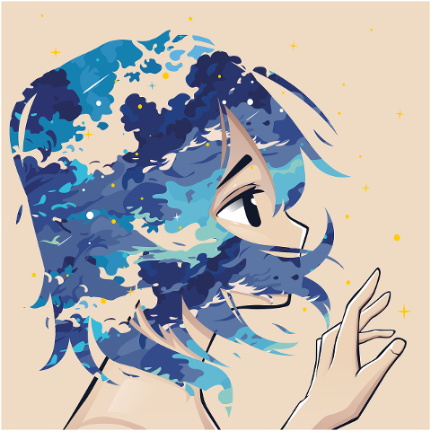 girl-anime-manga-cloud-blue-star-10137674