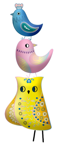 bird-tower-birds-stacked-animals-4784982