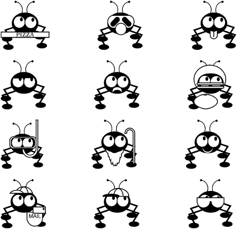 bugs-characters-silhouette-cute-5815888