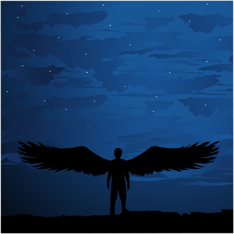 angel-divinity-silhouette-night-7162212