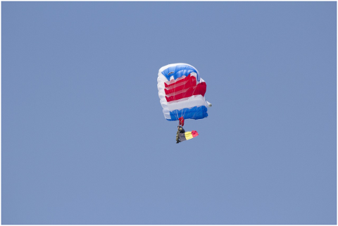 a-parachute-a-skydiver-the-sky-5100889