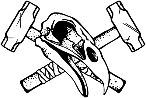 bird-skull-hammer-drawing-horror-5821900
