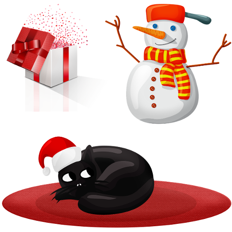 christmas-cat-snowman-gift-4660806