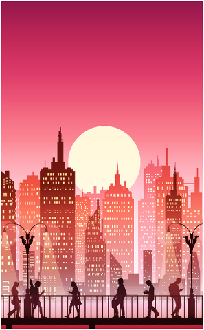 city-skyline-sunset-cityscape-4832507