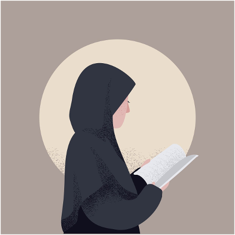 veil-girl-book-read-reading-hijab-9681125