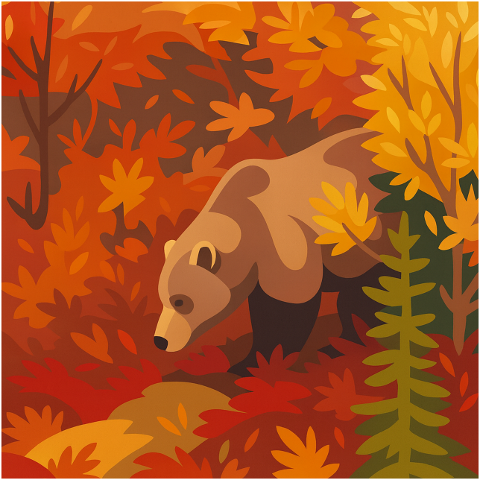 ai-generated-bear-autumn-forest-9915005
