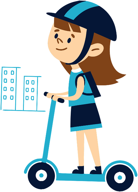 ai-generated-girl-scooter-9415545