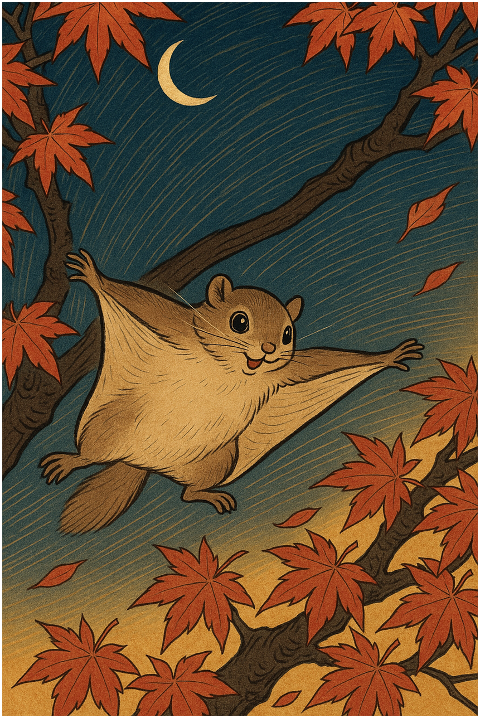 flying-squirrel-squirrel-autumn-9885943
