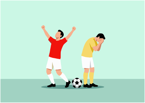 soccer-player-victory-defeat-10365766
