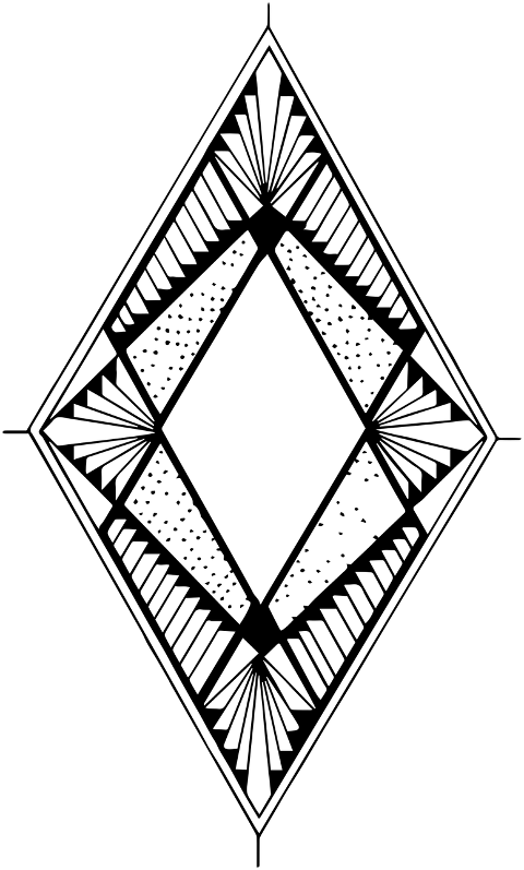 geometric-art-diamond-line-art-7411207