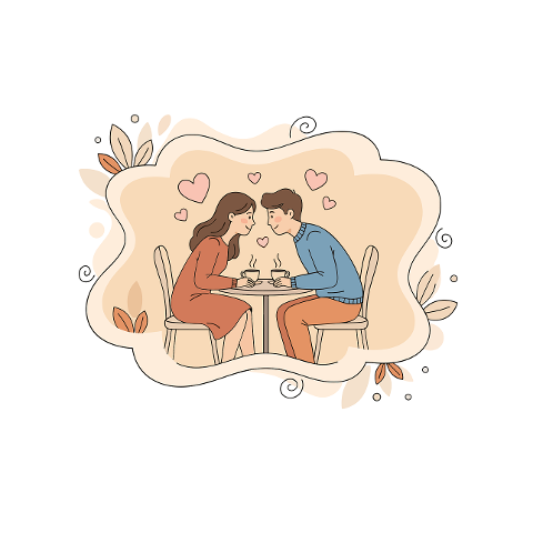 couple-hugging-illustration-10080062