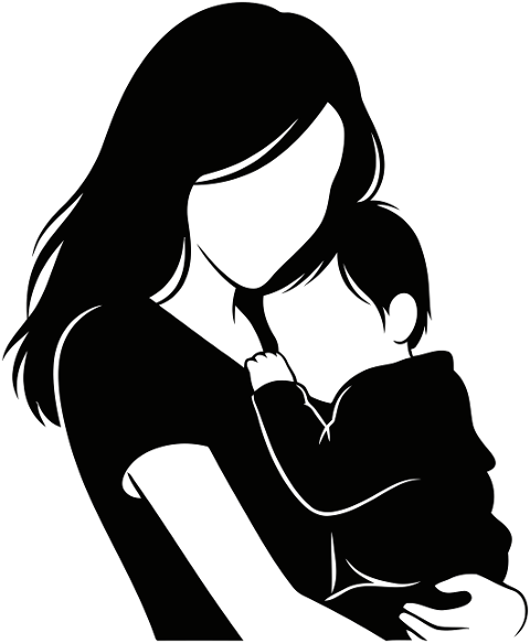 mother-baby-silhouette-black-white-10052517