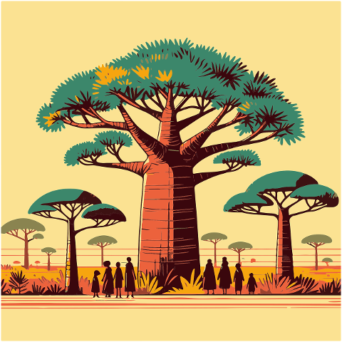 tree-baobab-madagascar-sunset-8559409