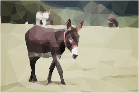 donkey-pasture-pixel-art-mosaic-6949734