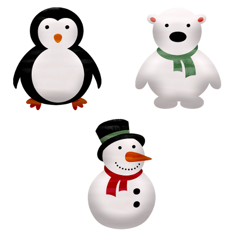 snowman-penguin-polar-bear-5815893