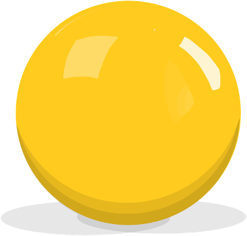 yellow-shiny-ball-object-round-4498459