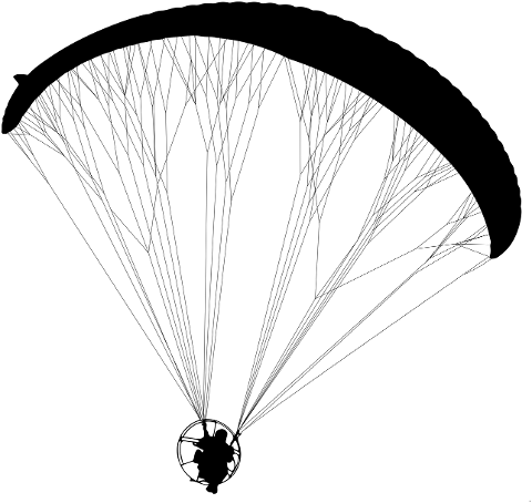 paragliding-parachute-silhouette-4438128