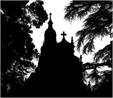 church-landscape-silhouette-tree-5139168