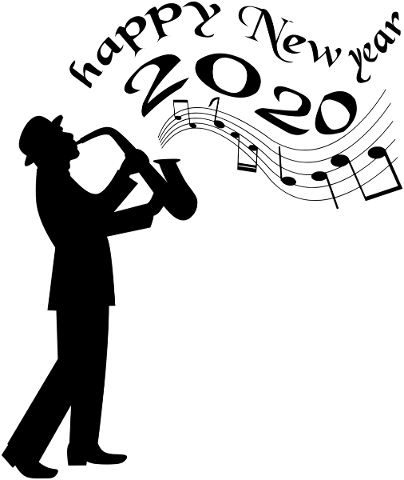 new-year-silhouette-2020-musician-4666529