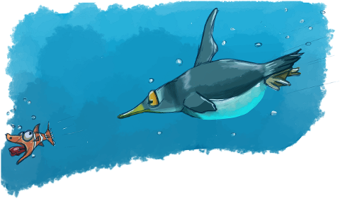 penguin-underwater-fish-chase-4430905