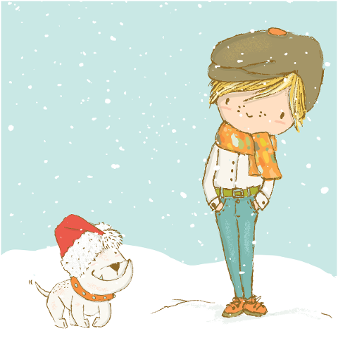 boy-dog-snow-hat-christmas-card-5758999
