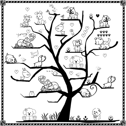 dog-tree-dogs-in-tree-tree-of-life-5386509