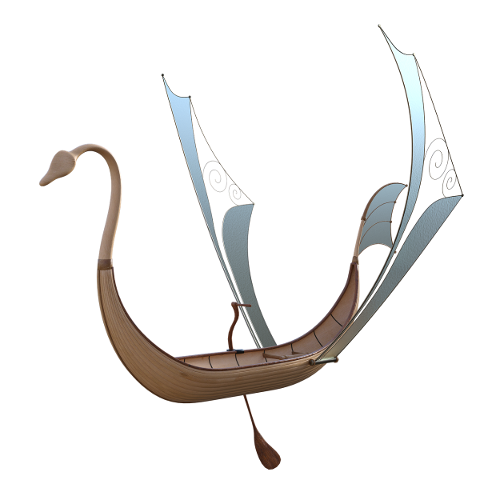 swan-boat-wings-3d-render-wooden-4681367