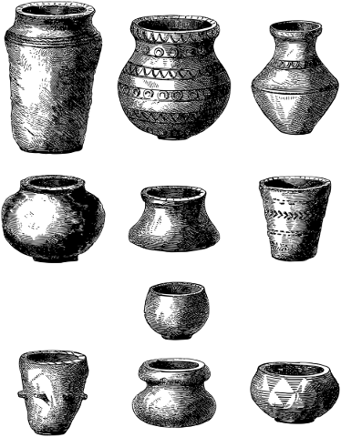 pottery-pots-line-art-earthenware-5161256