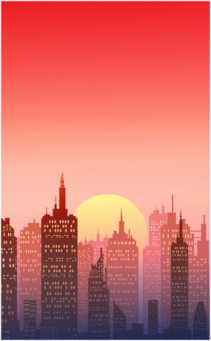 city-skyline-sunset-cityscape-4832511