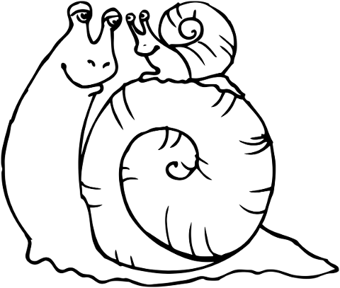 mother-and-baby-snail-slug-mom-5403299