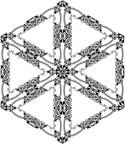 snowflake-flourish-floral-line-art-4658294