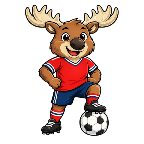 norway-moose-mascot-football-10334858