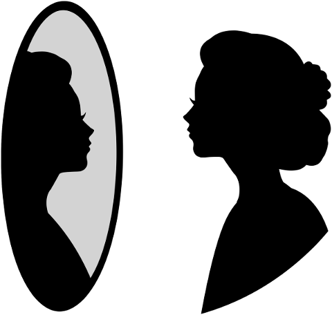 mirror-woman-silhouette-looking-4758692