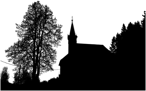 church-trees-silhouette-steeple-5829475