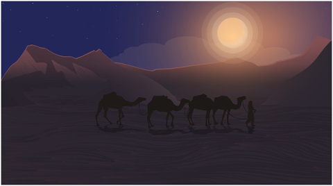 night-desert-landscape-caravan-5054122