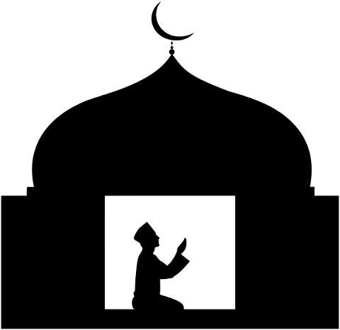 islamic-prayer-silhouette-mosque-4910915