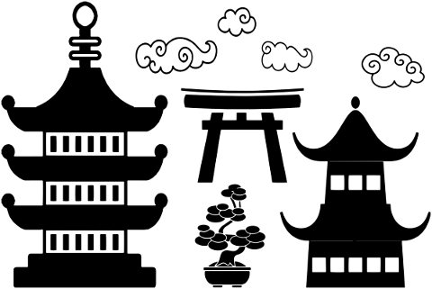 japanese-icons-pagoda-tori-gate-4898245
