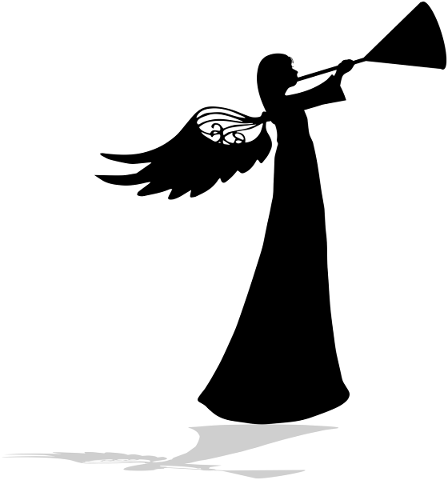 angel-horn-silhouette-wings-5726419