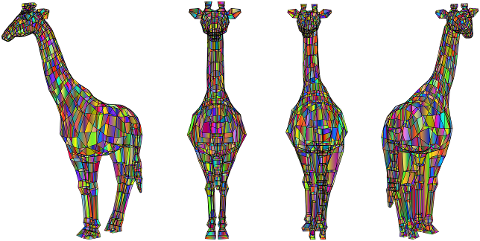 giraffe-geometric-3d-animal-4505158