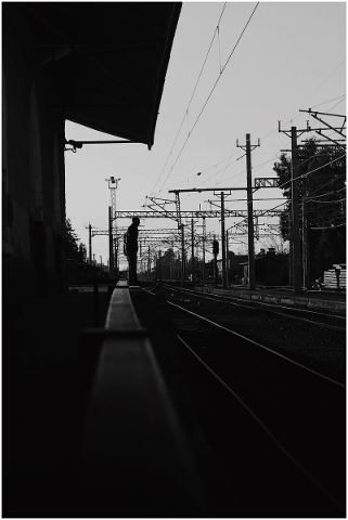 train-black-white-track-railway-4762434