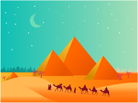 pyramid-desert-sand-camel-4182255
