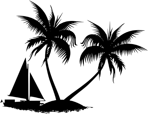 island-yacht-sea-silhouette-ship-4577290